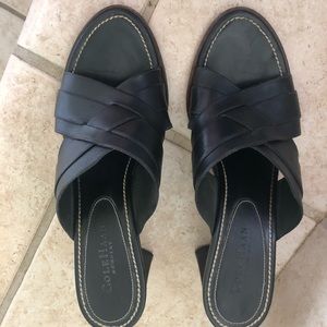 Cole Haan Black Black Strap Sandal Heels